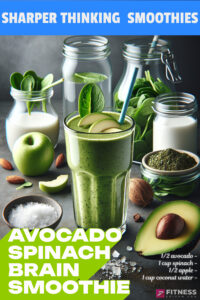 AVOCADO SPINACH BRAIN SMOOTHIE