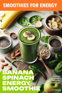 BANANA SPINACH ENERGY SMOOTHIE