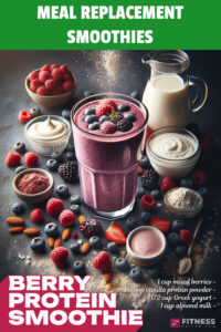 Berry Protein Meal Replacement Smoothie
