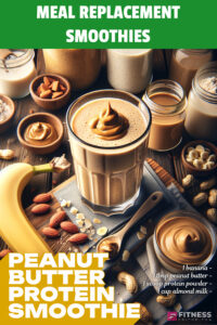 Peanut Butter Protein Meal Replacement Smoothie