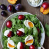 Plum-Burrata Salad - Easy summer Dish