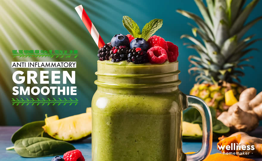 ANTI-INFLAMMATORY GREEN SMOOTHIE drink