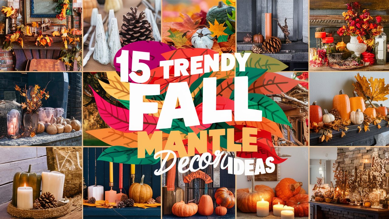 15 Trendy Fall Mantle Decor Ideas